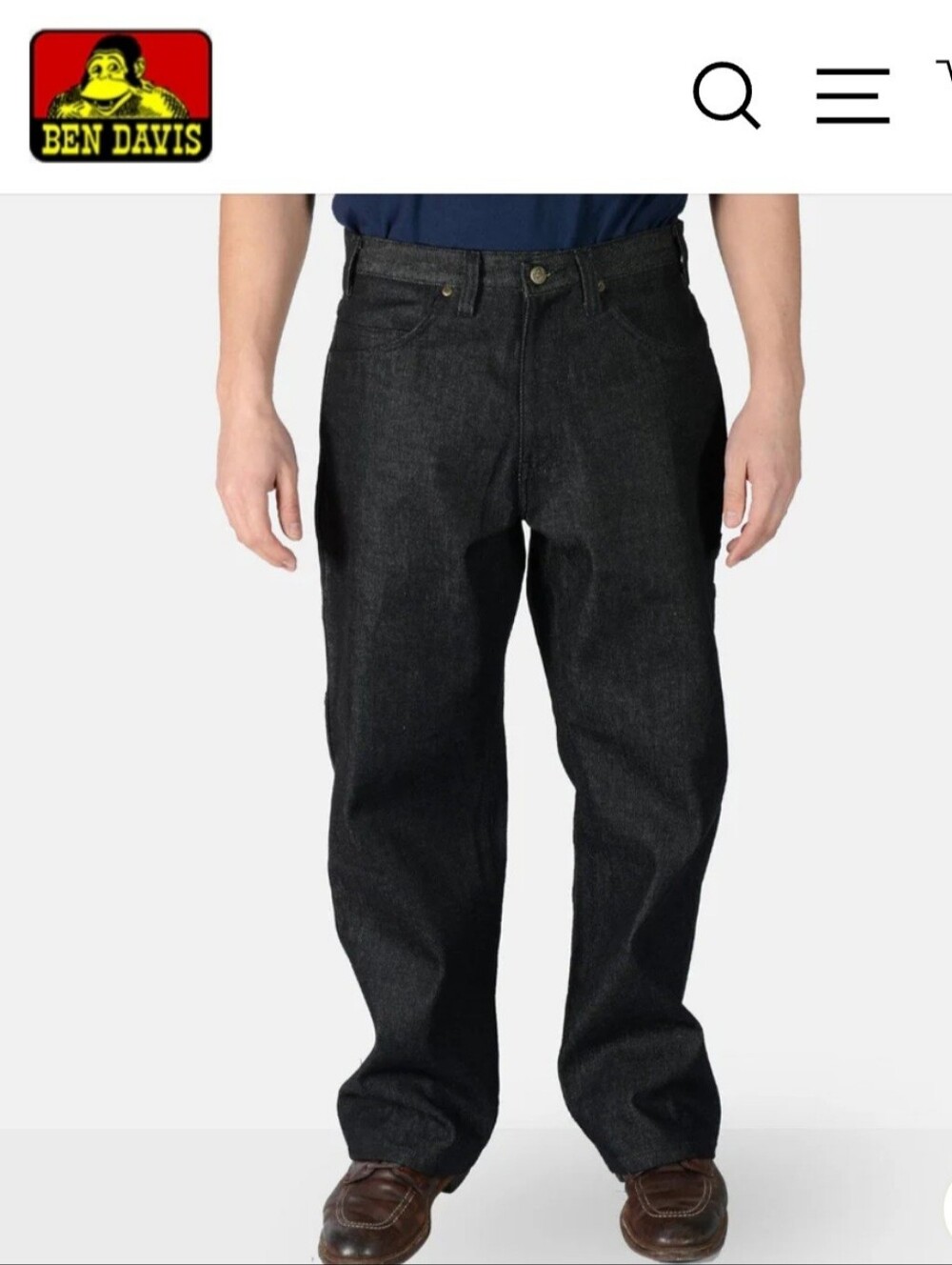 Ben Davis black denim carpenter pants SIZE 32